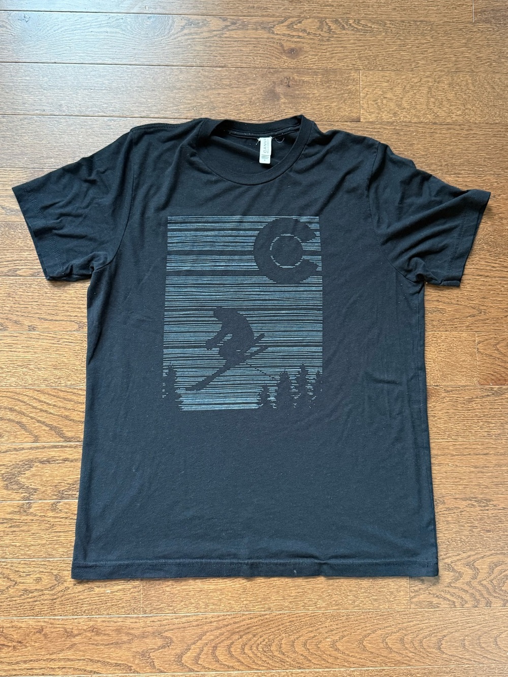 Loveland Ski T-Shirt | Men’s Large | Bella Canvas | Black